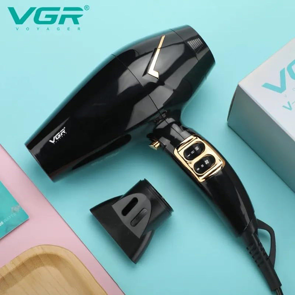 Asciugacapelli professionale VRG 1800/2200 watt 2 velocità 3 temperature di colore HAIR DRYER 423