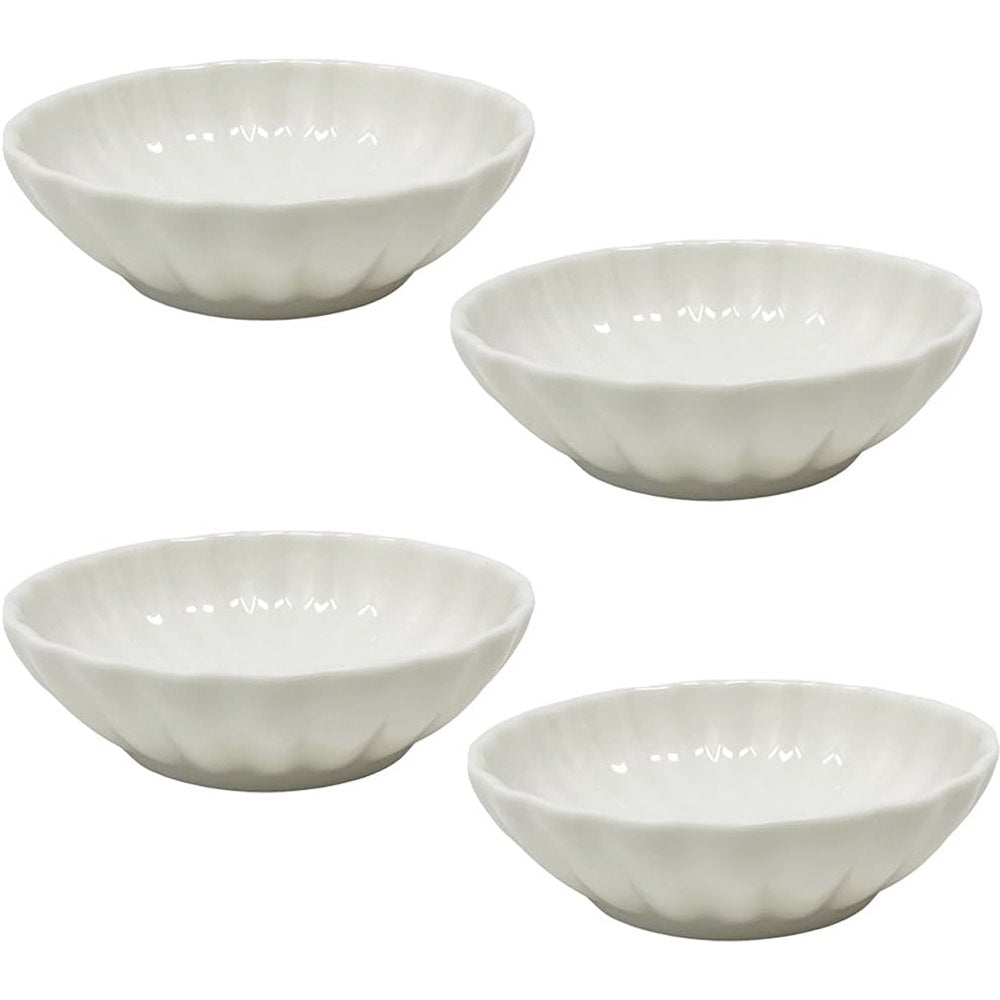et 4 ciotole tonde in ceramica per aperitivi snack ciotoline per salse finger food