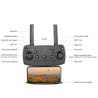 Mini drone con 2 telecamere 4k wi-fi 2.4G E99 PRO MAX con App