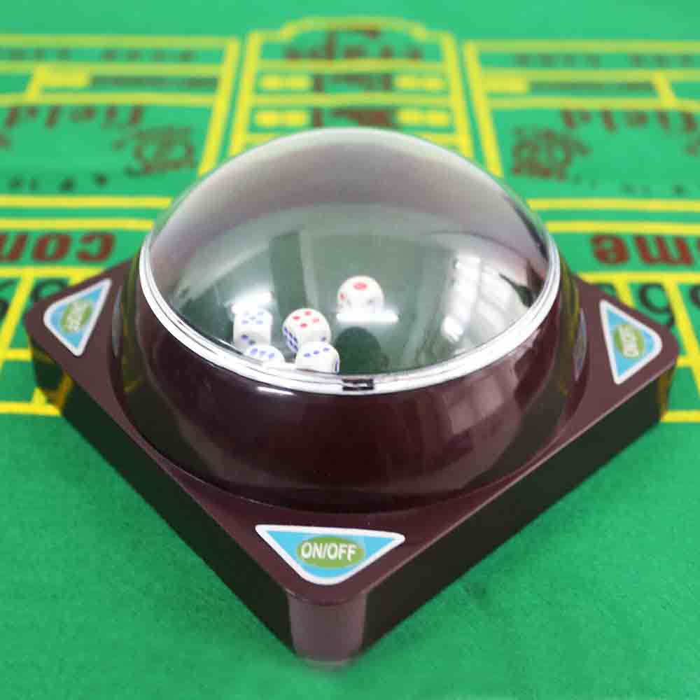 Mescolatore Automatico per Dadi a Batteria macchina mescola Dado con 5 Dadi