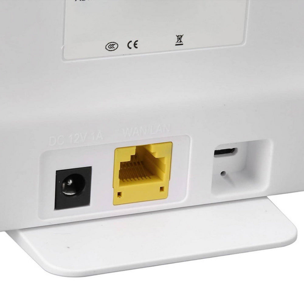 Modem doppia connessione dual mode 4G con slot scheda sim hotspot lan router wi fi 150 Mbps due antenne