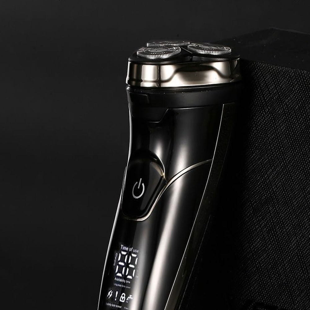 Rasoio VGR MEN’S SHAVER ricaricabile tre testina barba basette con display impermeabile IPX6 318
