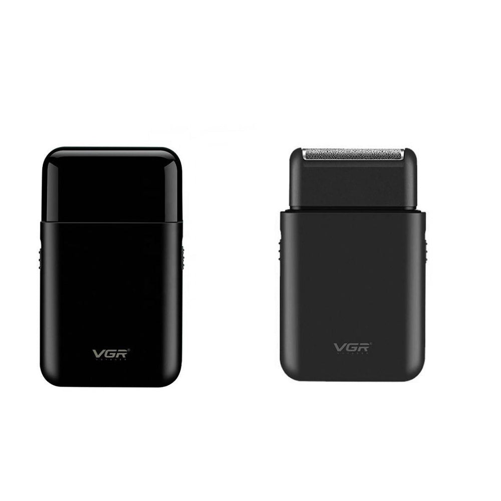 Rasoio ricaricabile tascabile VGR MEN’S SHAVER mini rasoio portatile per barba con testina e lama di precisione 390