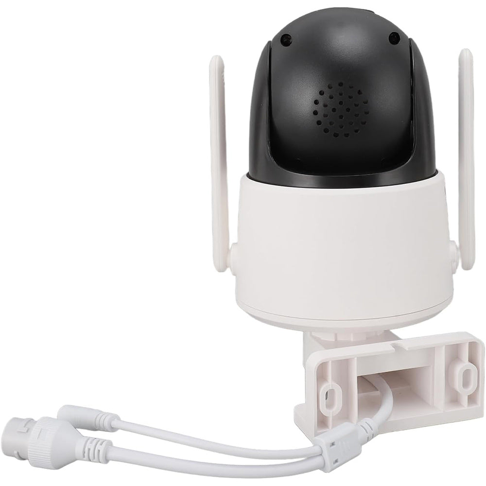 Telecamera di videosorveglianza wi fi 2 obbiettivi full hd 2 mpx audio e video videocamera motorizzata 8 infrarossi e 36 led