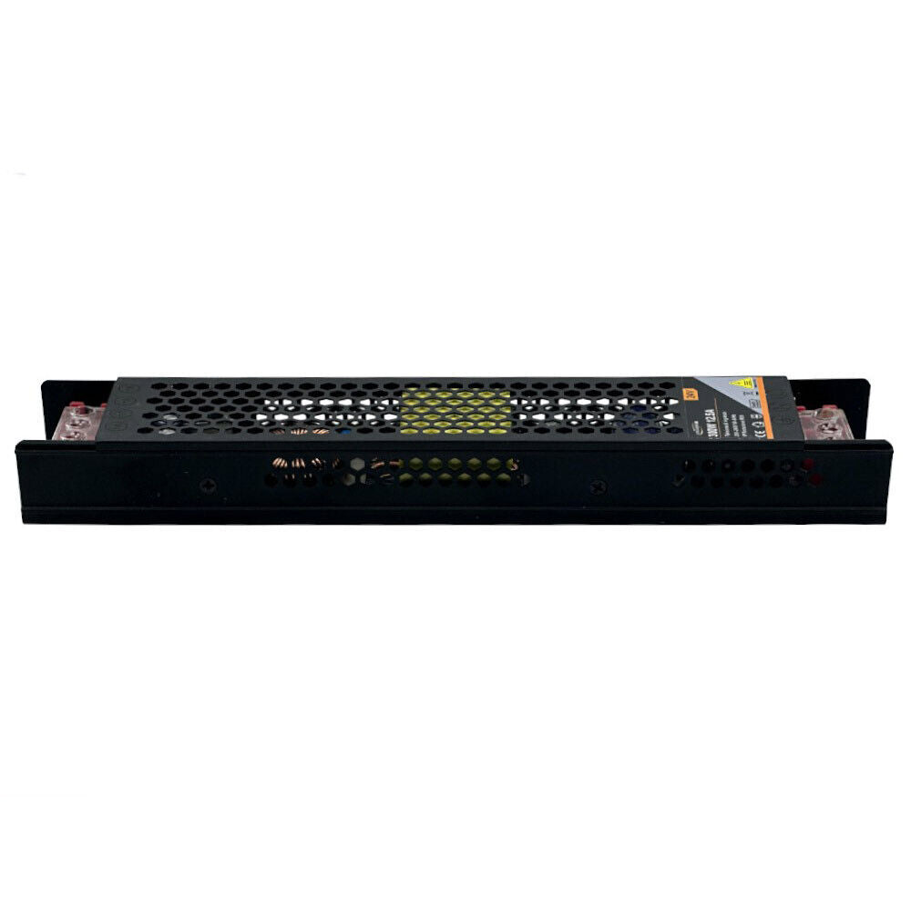 Alimentatore slim stabilizzato 24v 300 watt switch trasformatore 12.5 mha per videosorveglianza e led