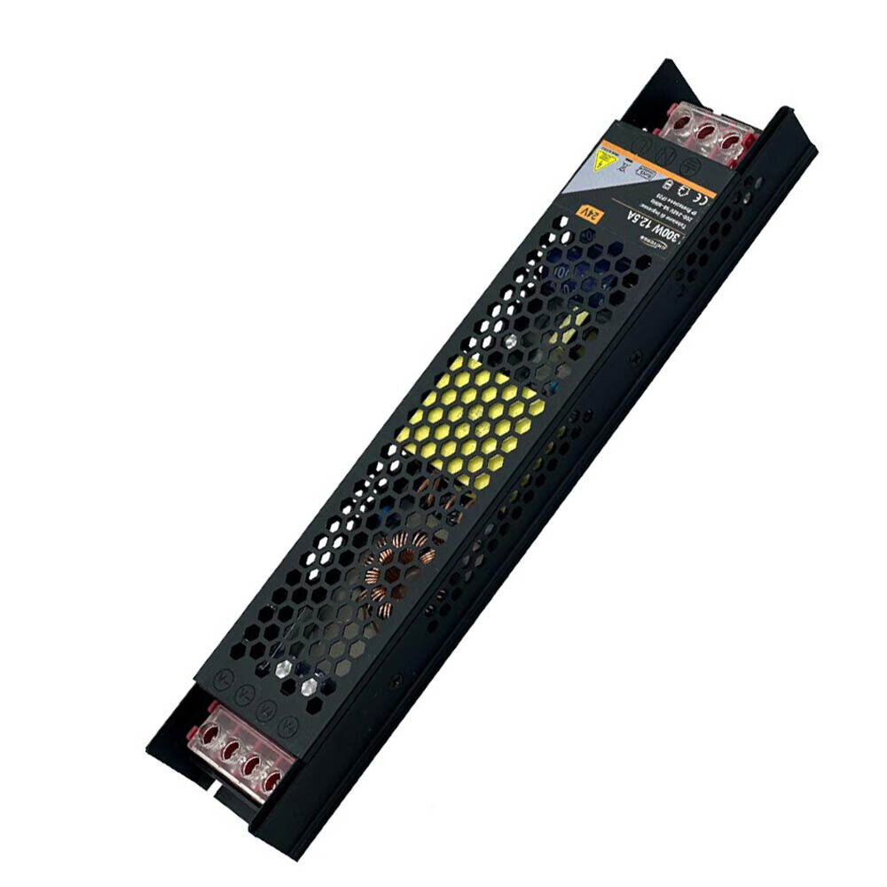 Alimentatore slim stabilizzato 24v 300 watt switch trasformatore 12.5 mha per videosorveglianza e led