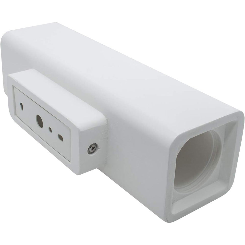 Applique da parete doppia emissione in gesso a cubo verniciabile con attacco gu10 110x70mm poratafaretto UP & DOWN