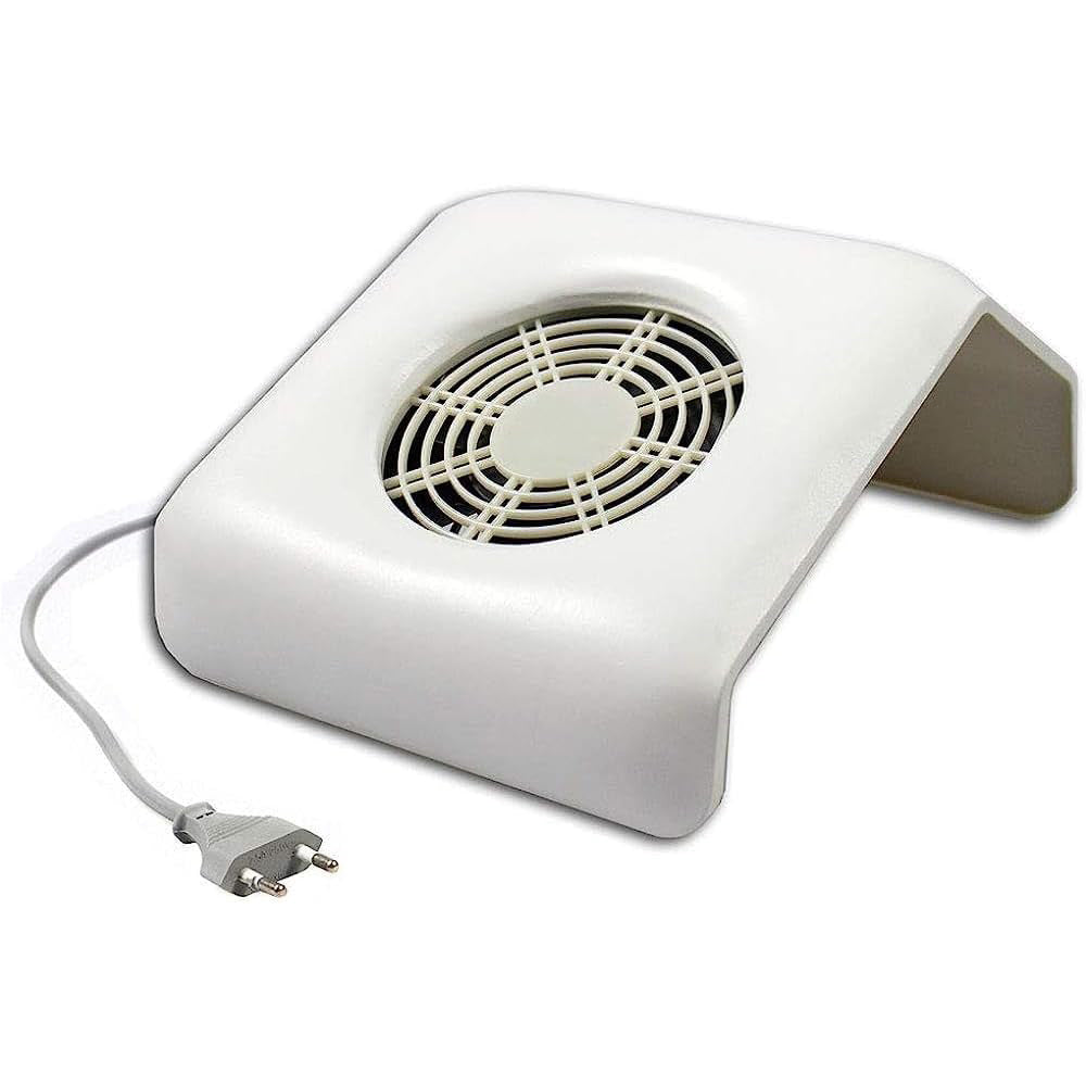 Aspiratore elettrico da tavolo per polveri della limatura unghie 1 ventola 7 pale con sacchetti nail art imbottito