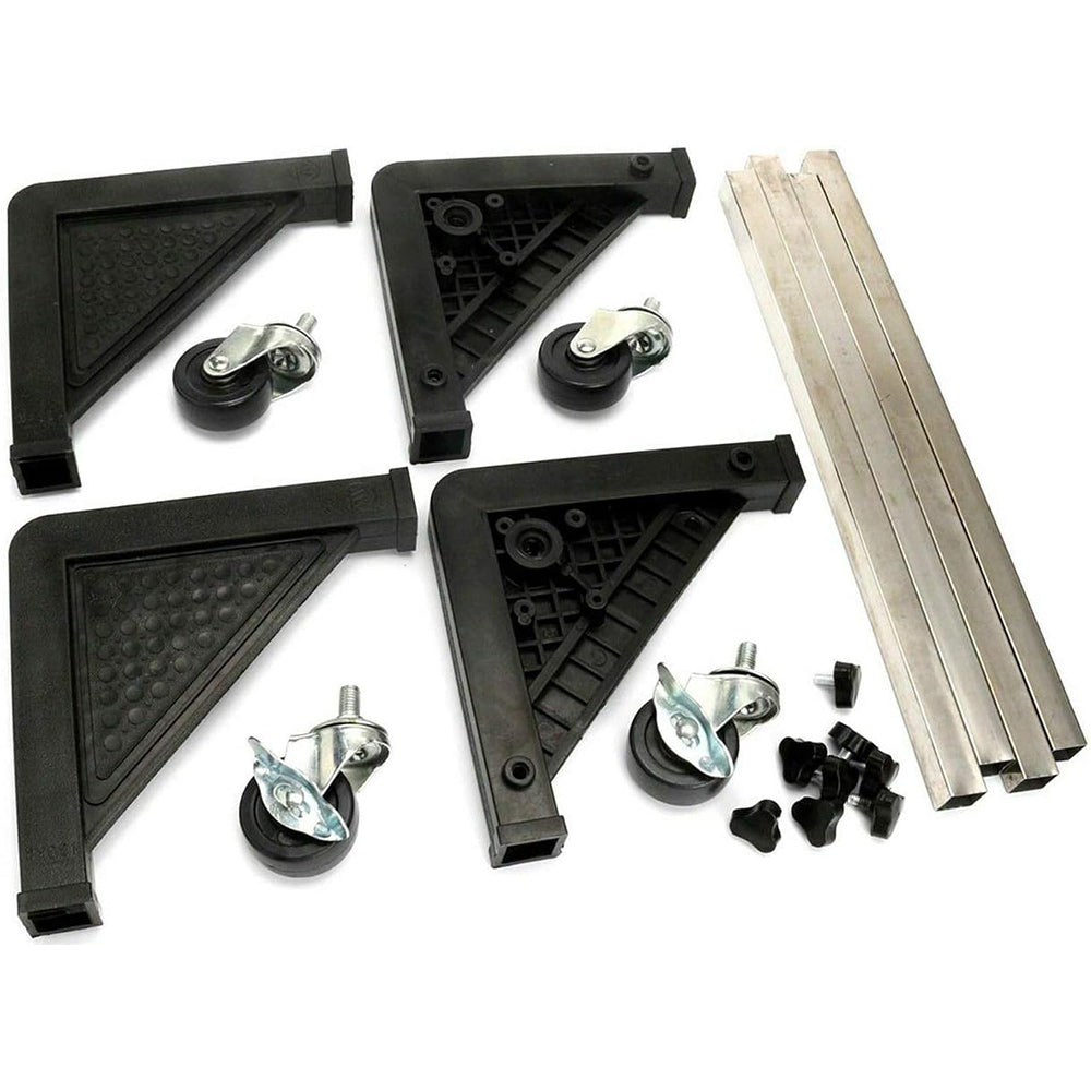 Base supporto per elettrodomestici carrello estensibile 40 – 60 cm con rotelle per frigorifero lavatrice asciugatrice
