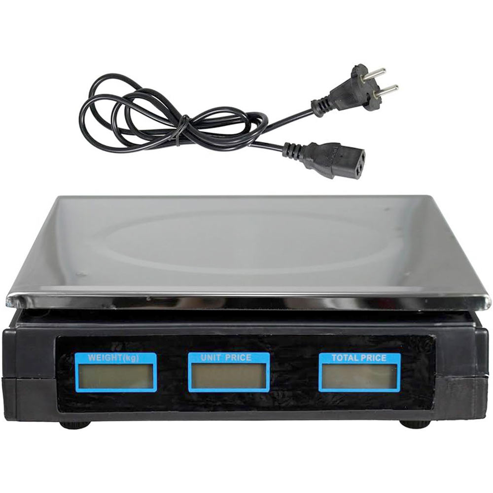 Bilancia digitale elettronica peso max 40 kg 6 display retroilluminati divisione 2 gr peso minimo 200 gr