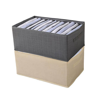 Scatola box pieghevole 9 scomparti contenitore per armadi 36x20x25 cm