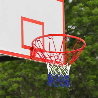 Canestro basket a muro in metallo 45cm rete in nylon x pallacanestro