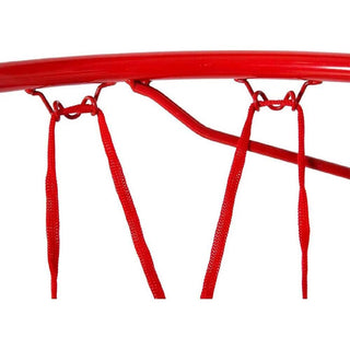Canestro basket a muro in metallo 45cm rete in nylon x pallacanestro