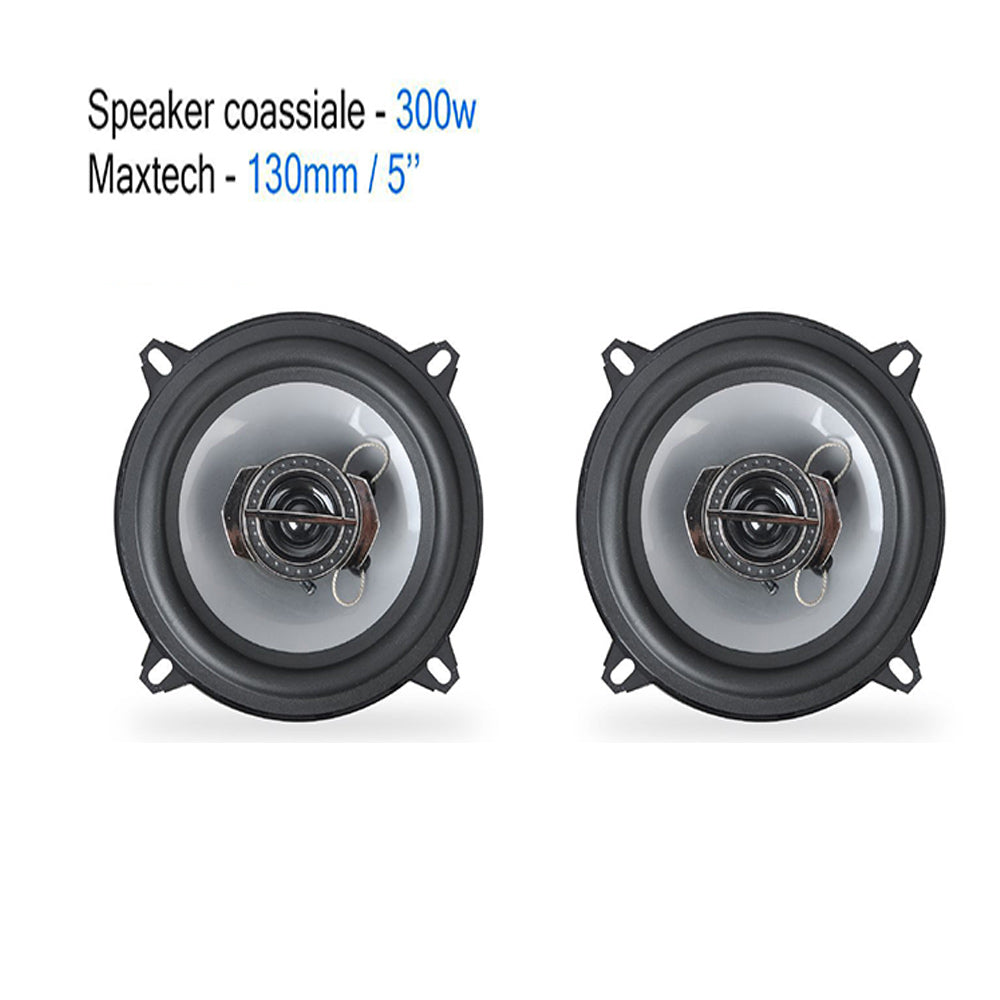 Casse per auto 300 watt 4 vie coppia di altoparlanti coassiali stereo tweeter woofer 13 cm 300w cablata