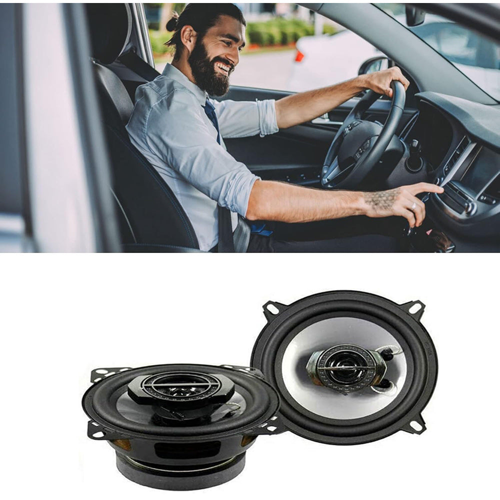 Casse per auto 300 watt 4 vie coppia di altoparlanti coassiali stereo tweeter woofer 13 cm 300w cablata