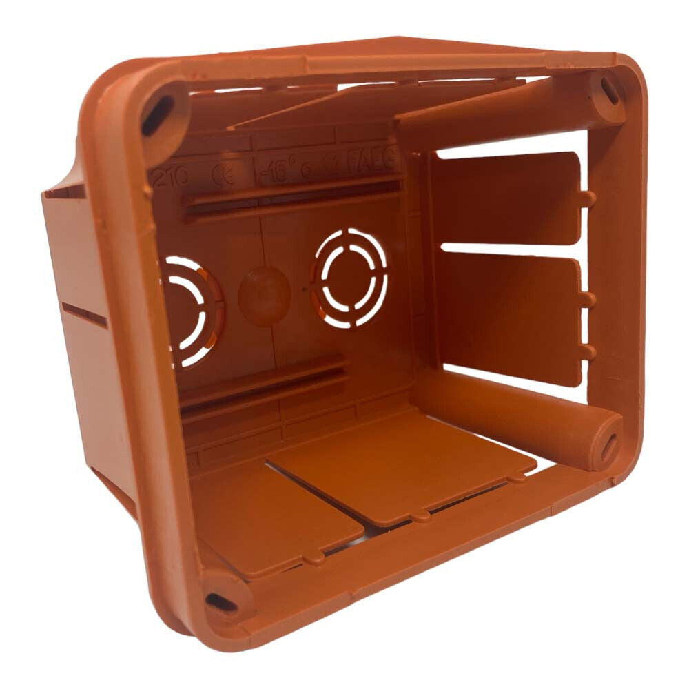 Scatola di derivazione cassetta da incasso con coperchio e viti scatola per apparecchiature elettriche IP40 119x96x70 mm