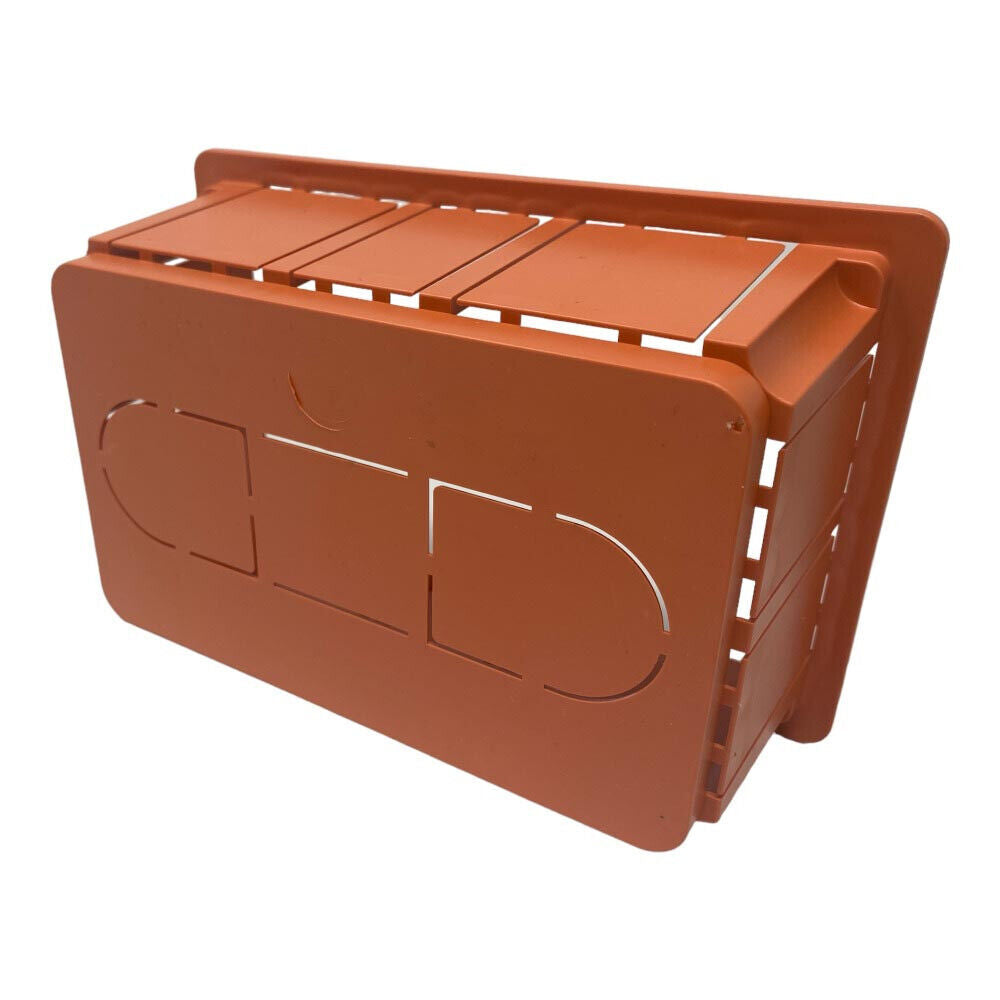 Scatola di derivazione cassetta da incasso con coperchio e viti scatola per apparecchiature elettriche IP40 196x152x70 mm