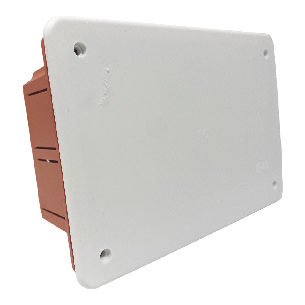 Scatola di derivazione cassetta da incasso con coperchio e viti scatola per apparecchiature elettriche IP40 196x152x70 mm