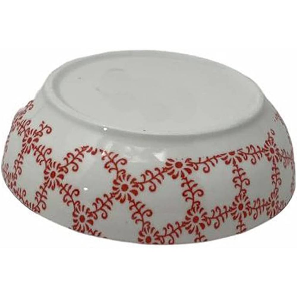 Set 4 ciotole colorate con decorazioni floreale in ceramica per aperitivi snack ciotoline per salse finger food