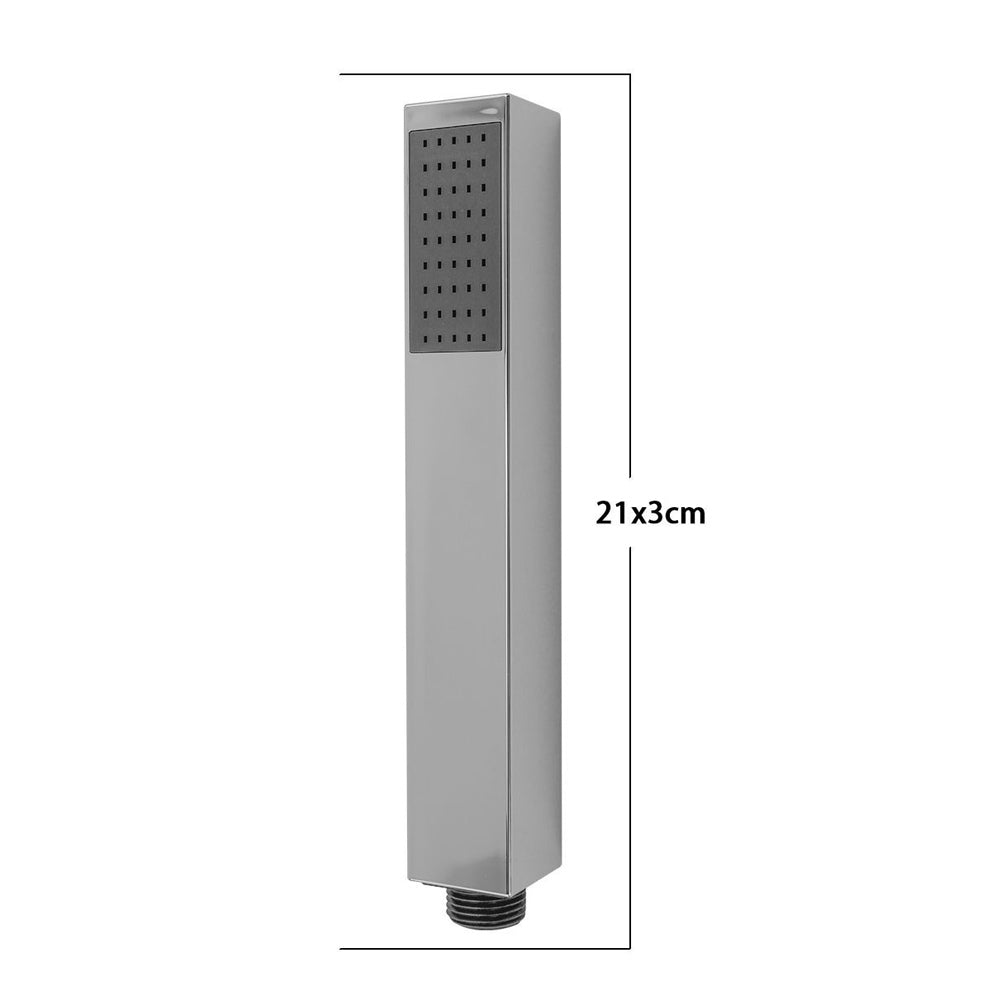 Doccino quadrato moderno soffione doccia da bagno vasca doccetta attacco 1/2"