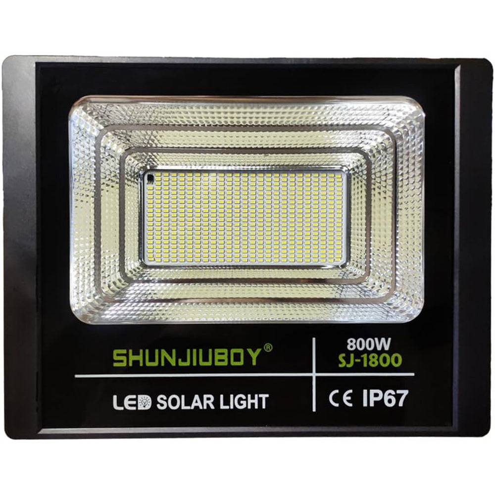 Faro led con pannello solare 800 watt faretto con sensore crepuscolare illuminazione da esterno Ip67 luce fredda 6500k