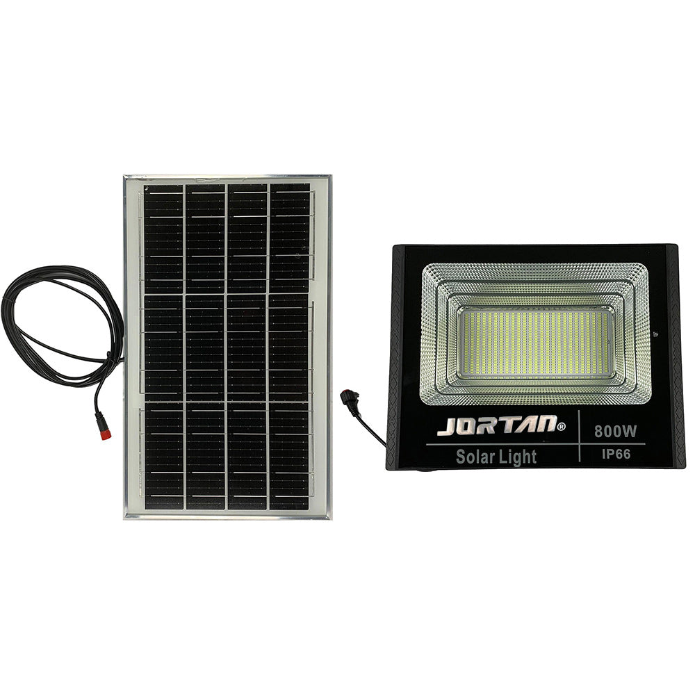 Faro led con pannello solare 800 watt alta luminosità faretto con sensore crepuscolare illuminazione da esterno Ip67 luce fredda 6500k TOP QUALITY