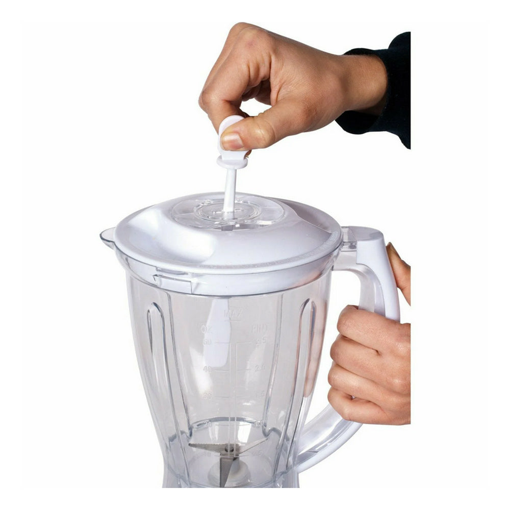 Frullatore elettrico 300 watt 4 velocità con bicchiere da 1500 ml mixer per frutta frappè