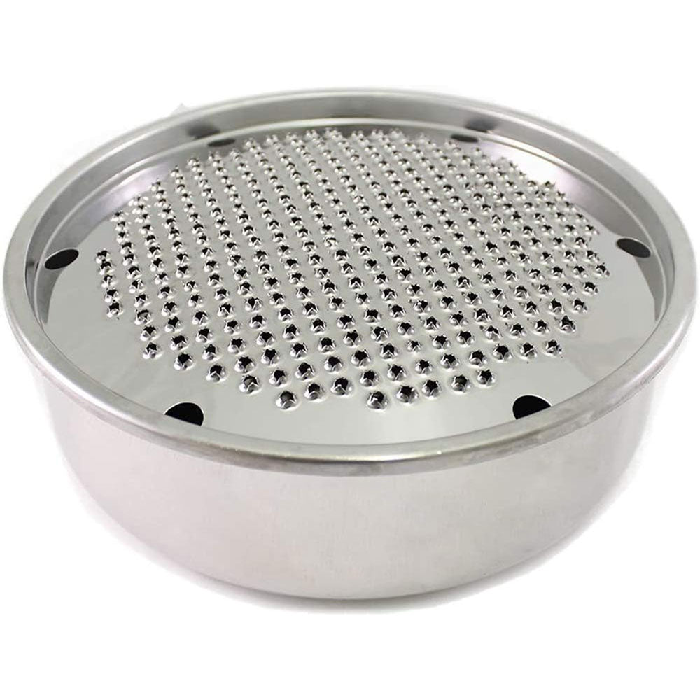 Grattugia per Formaggio Acciaio Inox grattaformaggio con vano Contenitore vaschetta raccogli Formaggio formaggiera