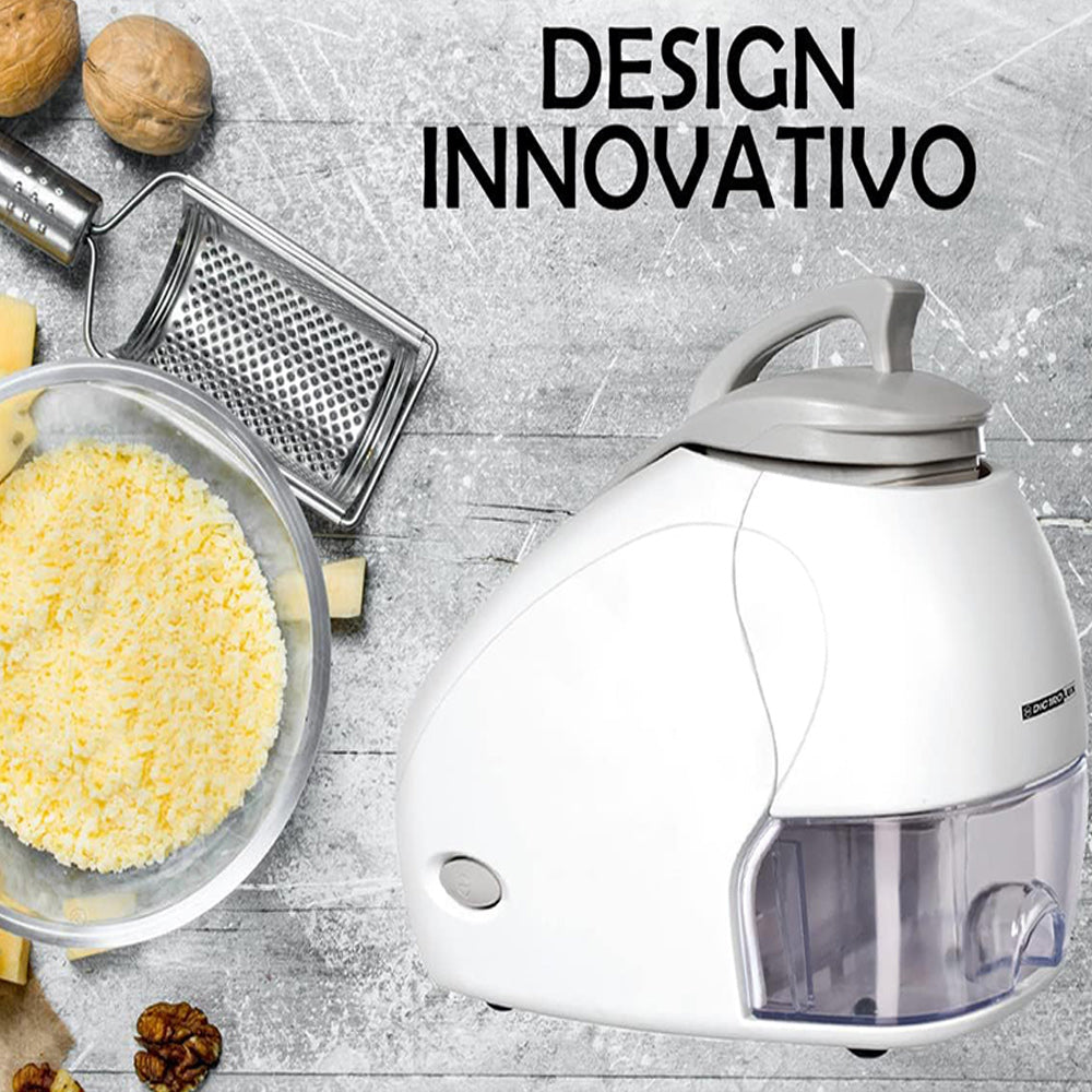 Grattugia elettrica 250 Watt gratta formaggio contenitore estraibile 250 gr