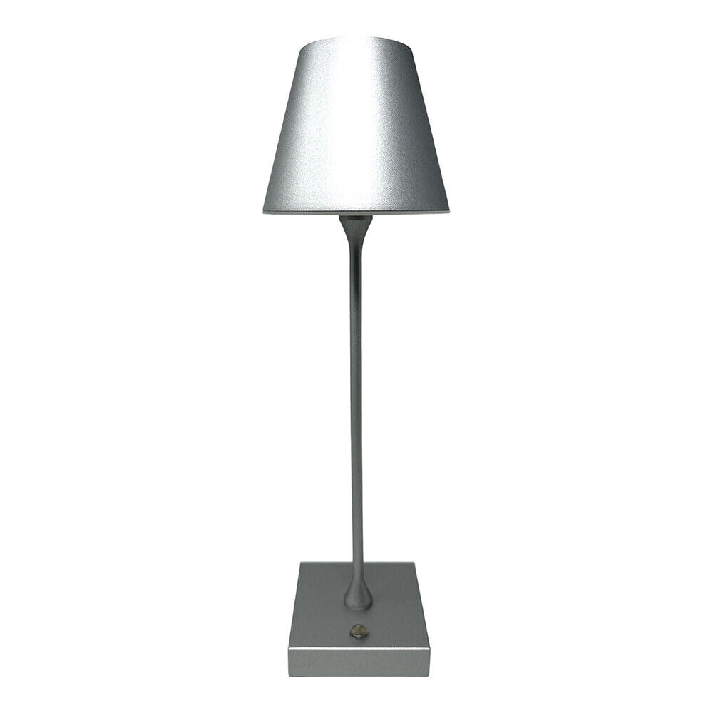 Lampada bistrot touch da tavolo a led ricaricabile usb lume decorativo tripla colorazione di luce vari colori