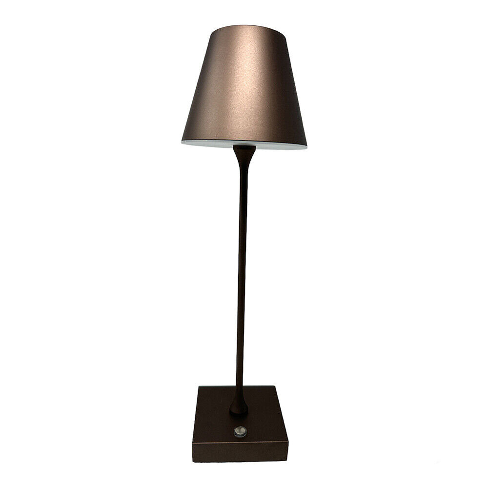 Lampada bistrot touch da tavolo a led ricaricabile usb lume decorativo tripla colorazione di luce vari colori