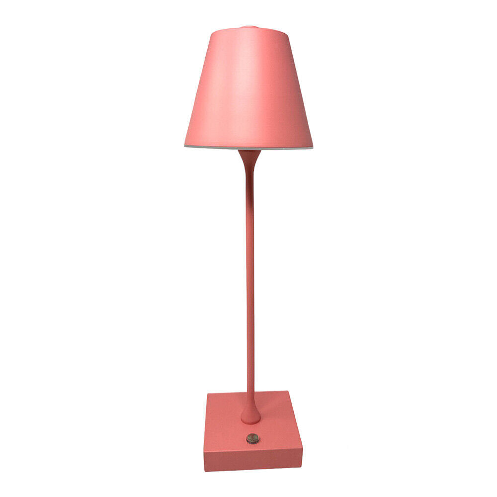 Lampada bistrot touch da tavolo a led ricaricabile usb lume decorativo tripla colorazione di luce vari colori