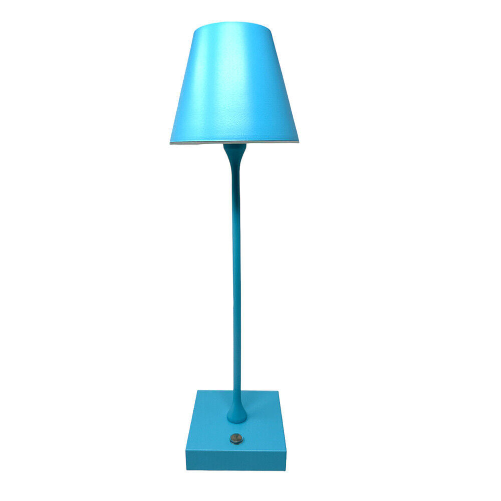 Lampada bistrot touch da tavolo a led ricaricabile usb lume decorativo tripla colorazione di luce vari colori