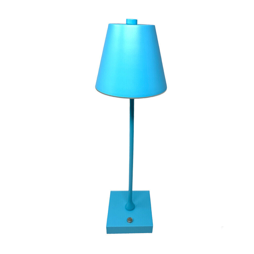Lampada bistrot touch da tavolo a led ricaricabile usb lume decorativo tripla colorazione di luce vari colori