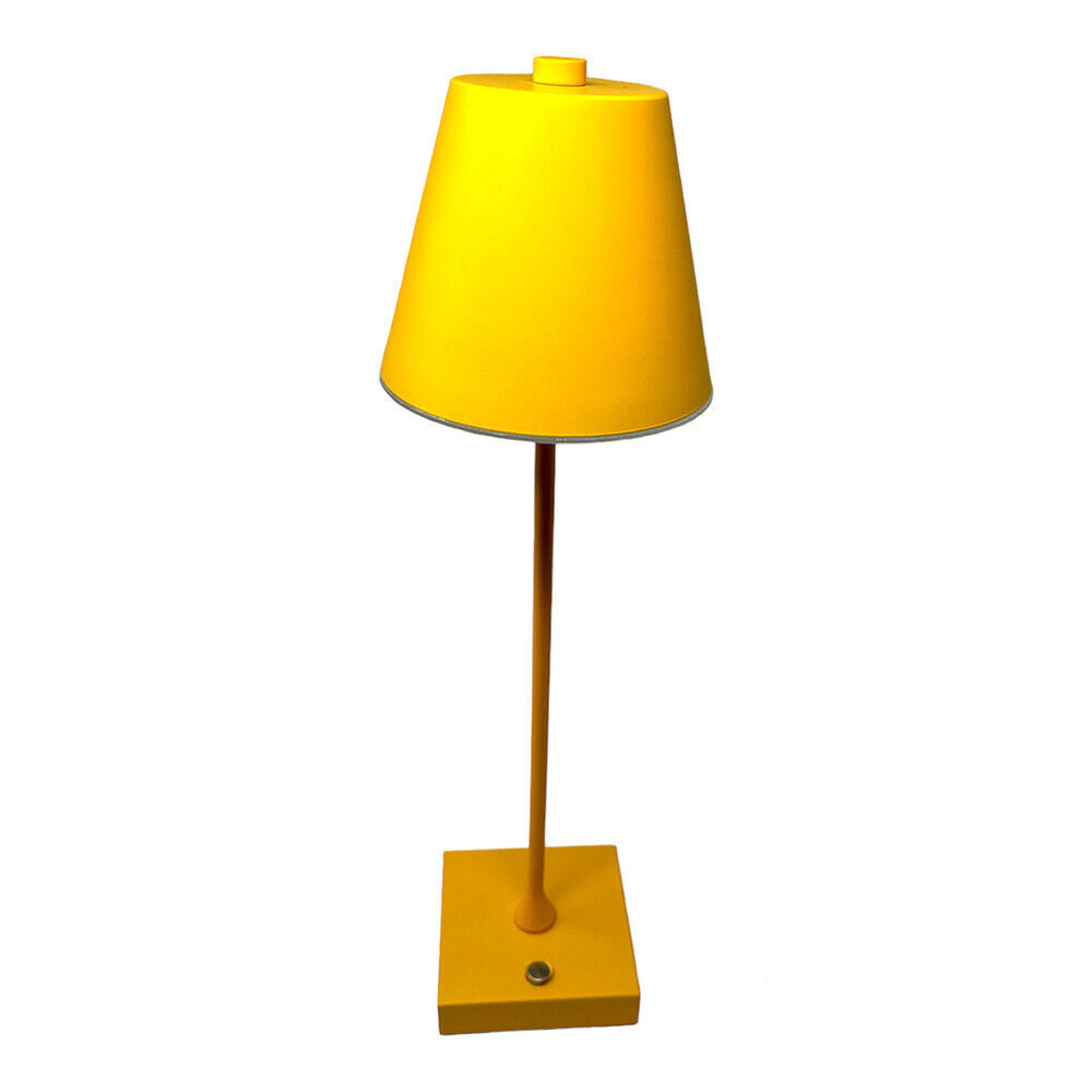 Lampada bistrot touch da tavolo a led ricaricabile usb lume decorativo tripla colorazione di luce vari colori