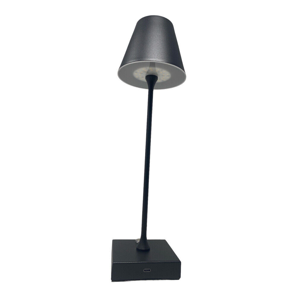 Lampada bistrot touch da tavolo a led ricaricabile usb lume decorativo tripla colorazione di luce vari colori