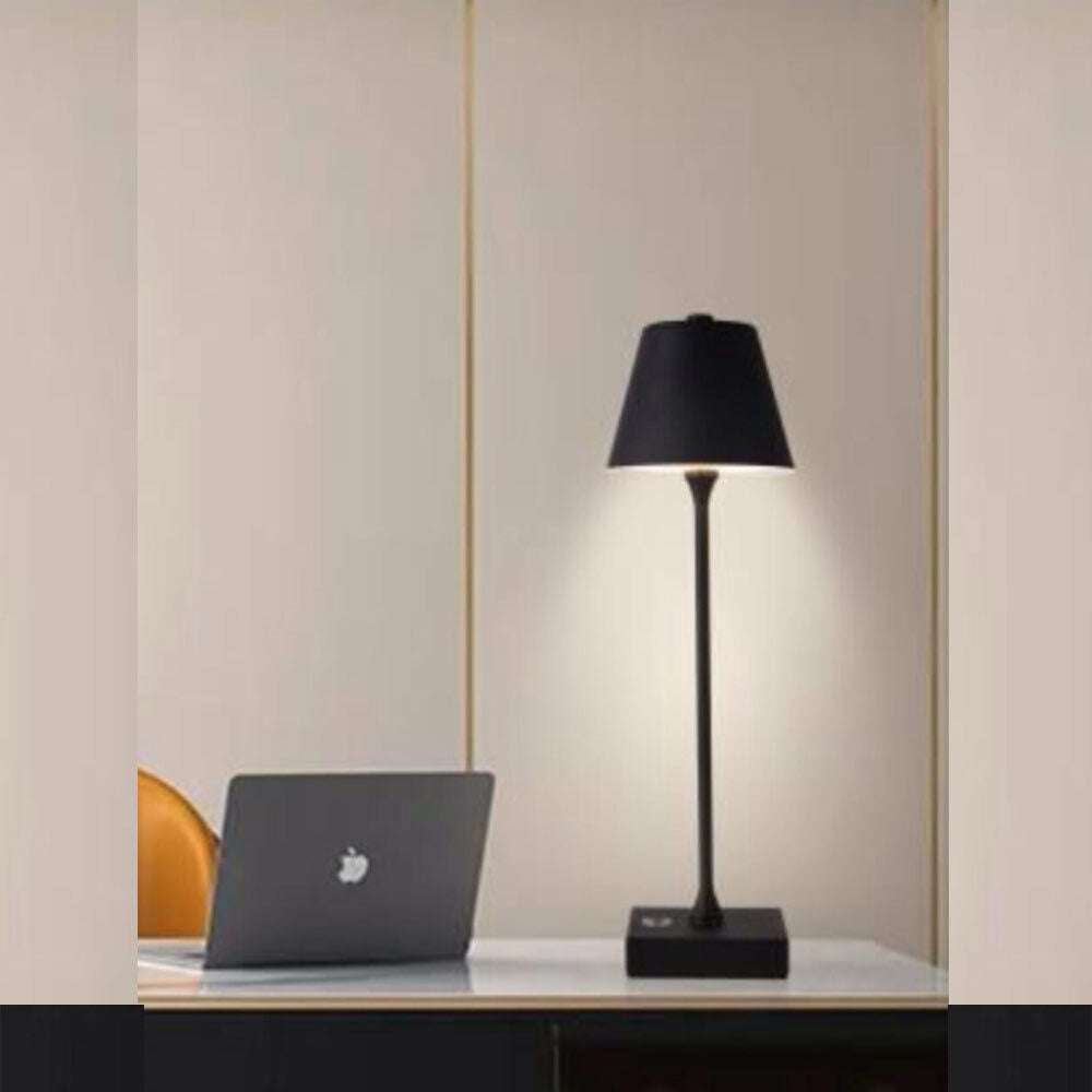 Lampada bistrot touch da tavolo a led ricaricabile usb lume decorativo tripla colorazione di luce vari colori