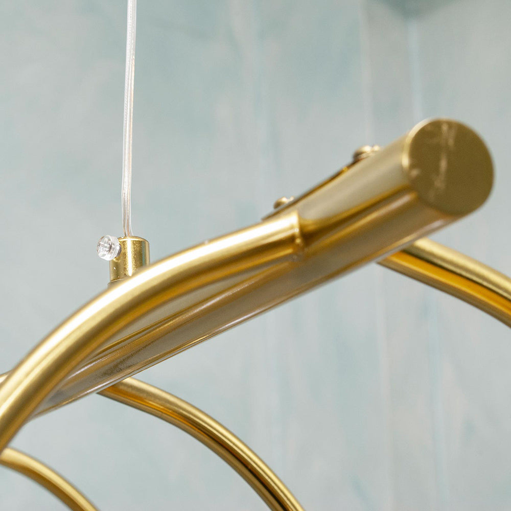 Lampadario a sospensione 8 sfere in vetro ambra lampada da soffitto in metallo attacco g9