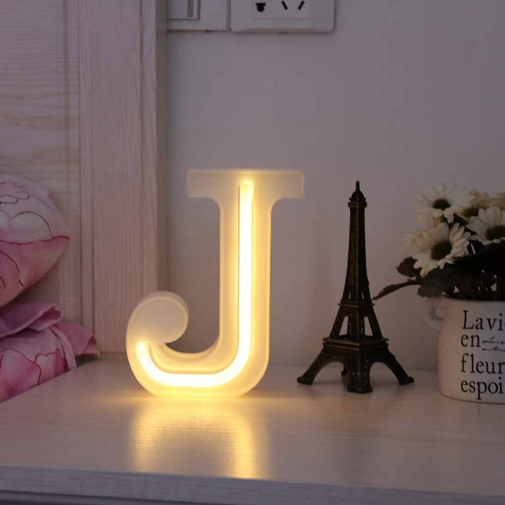 Lettere luminose neon a led luci alfabeto dalla A alla Z luminoso per decorazione casa compleanni nozze festa bar eventi luce calda