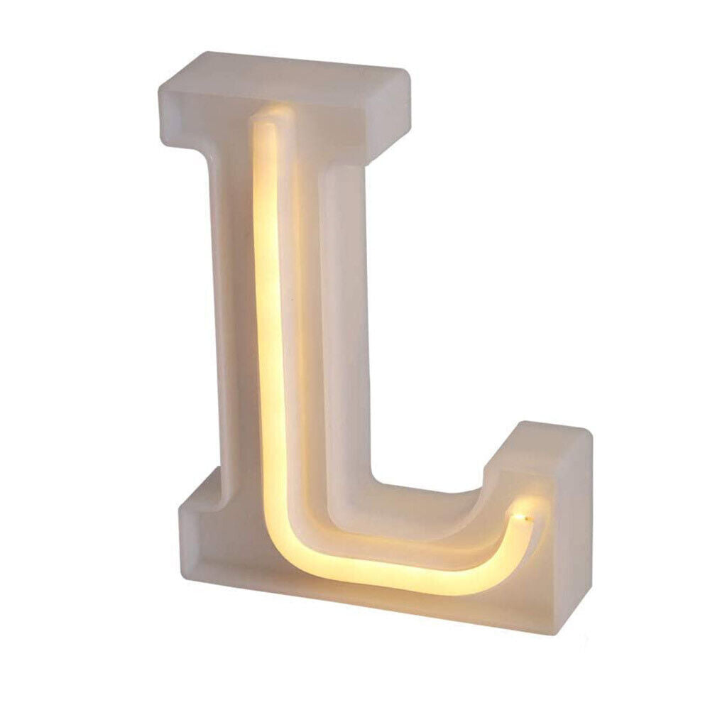 Lettere luminose neon a led luci alfabeto dalla A alla Z luminoso per decorazione casa compleanni nozze festa bar eventi luce calda