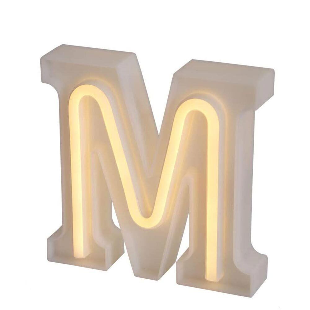 Lettere luminose neon a led luci alfabeto dalla A alla Z luminoso per decorazione casa compleanni nozze festa bar eventi luce calda