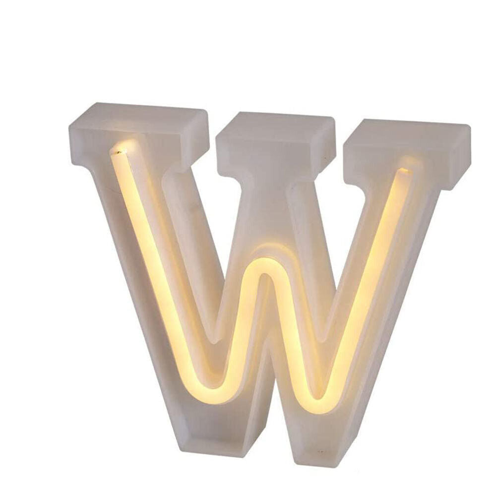 Lettere luminose neon a led luci alfabeto dalla A alla Z luminoso per decorazione casa compleanni nozze festa bar eventi luce calda
