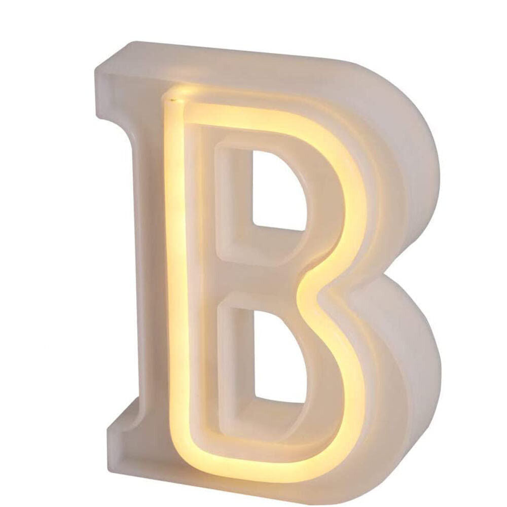 Lettere luminose neon a led luci alfabeto dalla A alla Z luminoso per decorazione casa compleanni nozze festa bar eventi luce calda