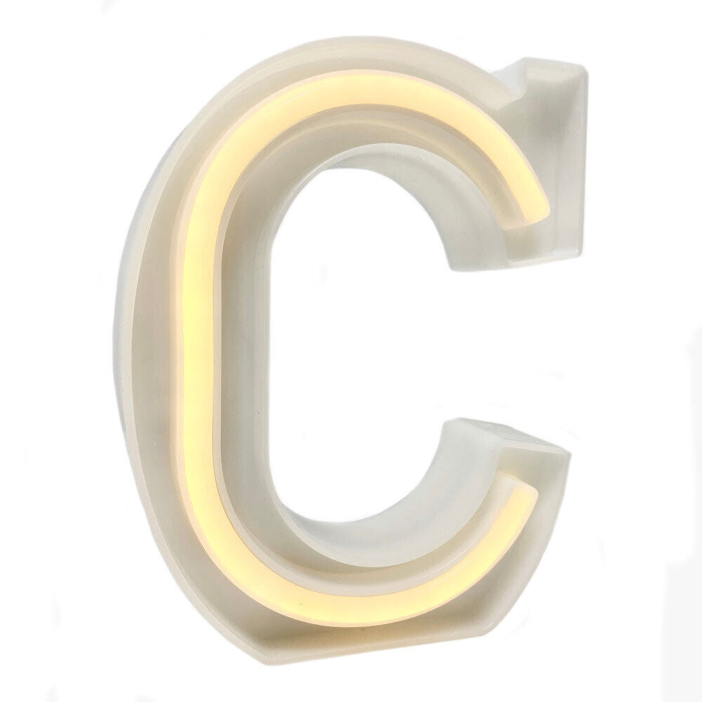 Lettere luminose neon a led luci alfabeto dalla A alla Z luminoso per decorazione casa compleanni nozze festa bar eventi luce calda