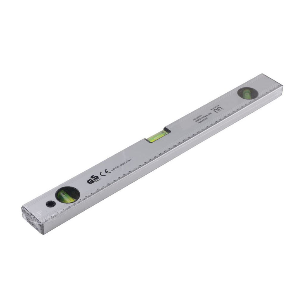 Livella a bolla magnetica in alluminio strumento per misurazione orizzontale verticale 45° precisione 0.5mm/m righello 40 cm