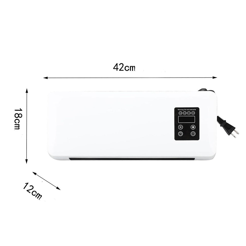 Termoconvettore aria calda 1500 watt mini condizionatore caldo bagno con display e telecomando