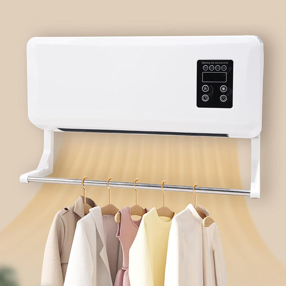 Termoconvettore aria calda 1500 watt mini condizionatore caldo bagno con display e telecomando