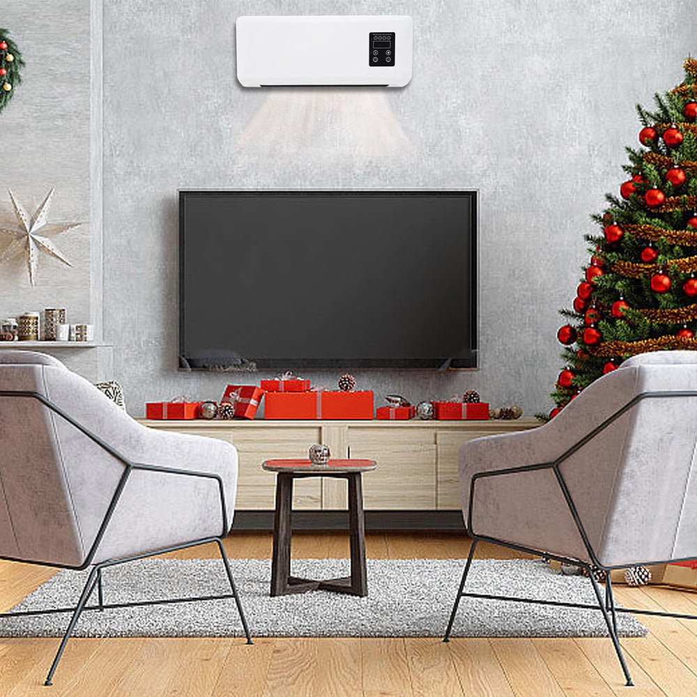 Termoconvettore aria calda 1500 watt mini condizionatore caldo bagno con display e telecomando