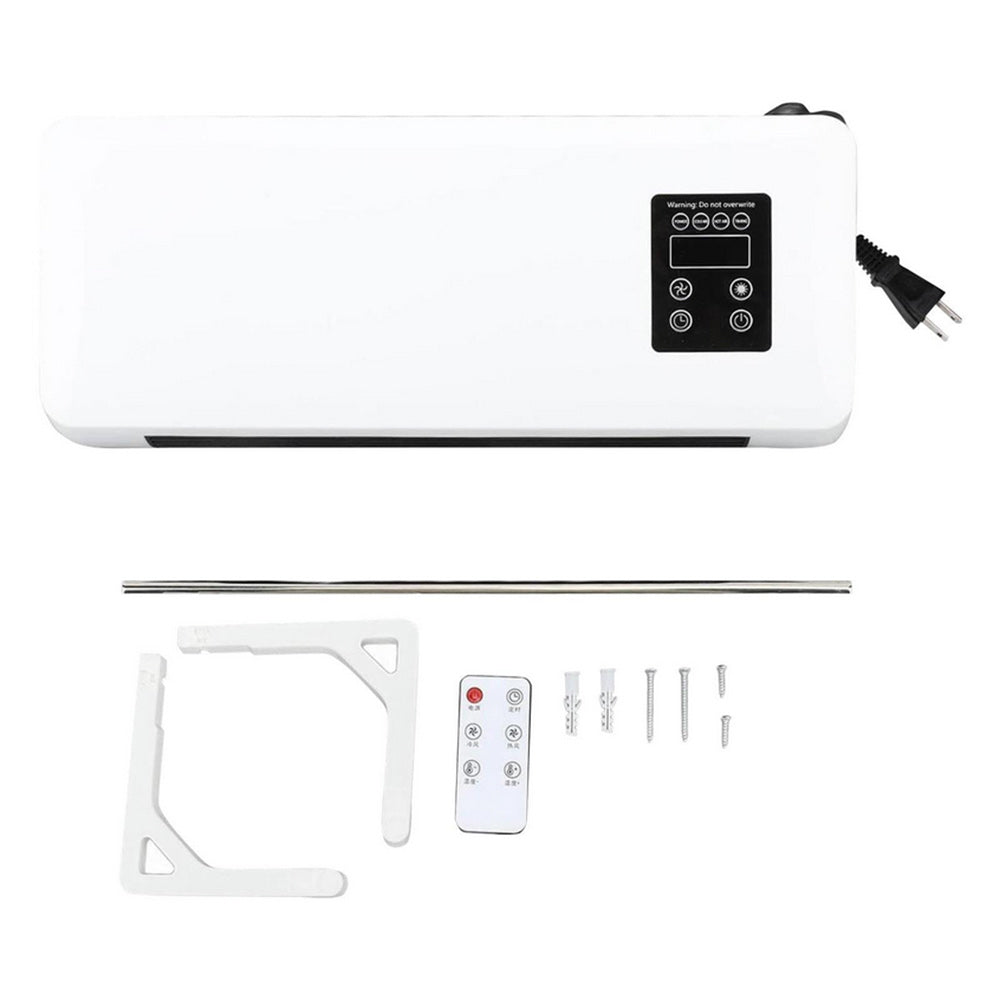 Termoconvettore aria calda 1500 watt mini condizionatore caldo bagno con display e telecomando