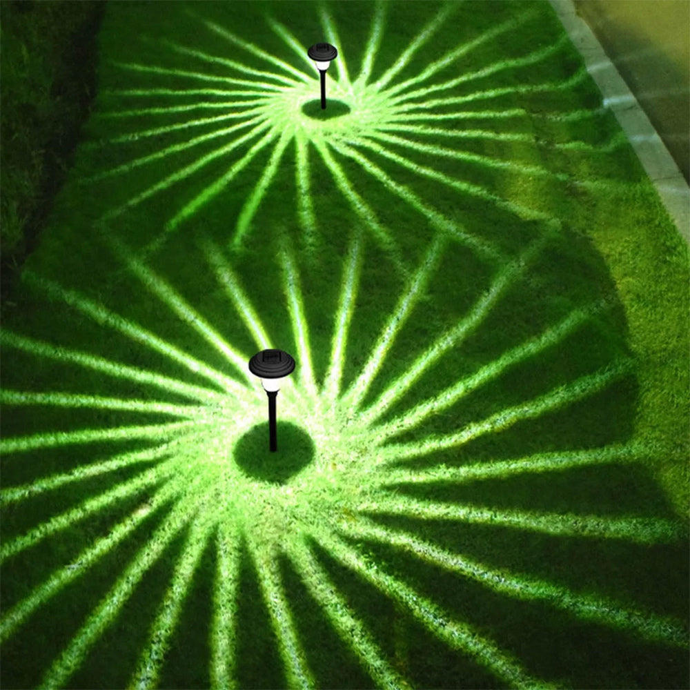 Picchetto a led faretto con pannello solare RGB + warm white lampada decorativa per esterno IP54